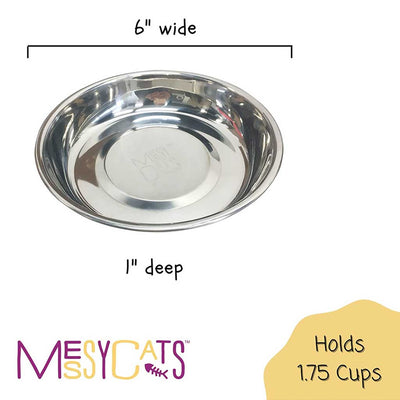 Stainless Steel Cat Saucer 1.75 cups