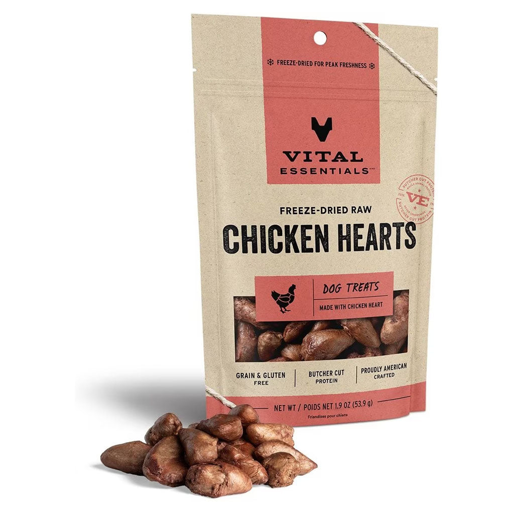 Freeze dried chicken shop hearts for dogs