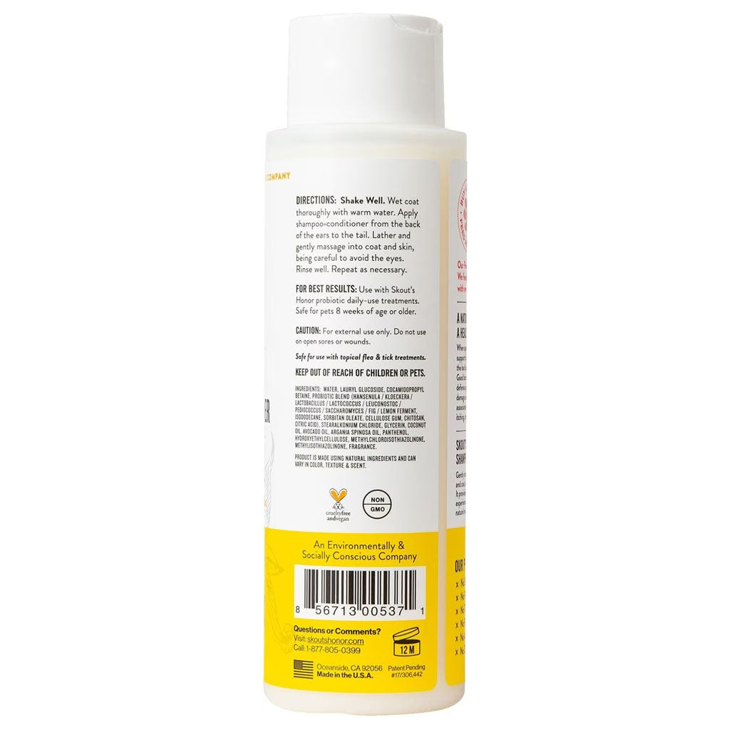 Honeysuckle Probiotic Shampoo + Conditioner 16oz