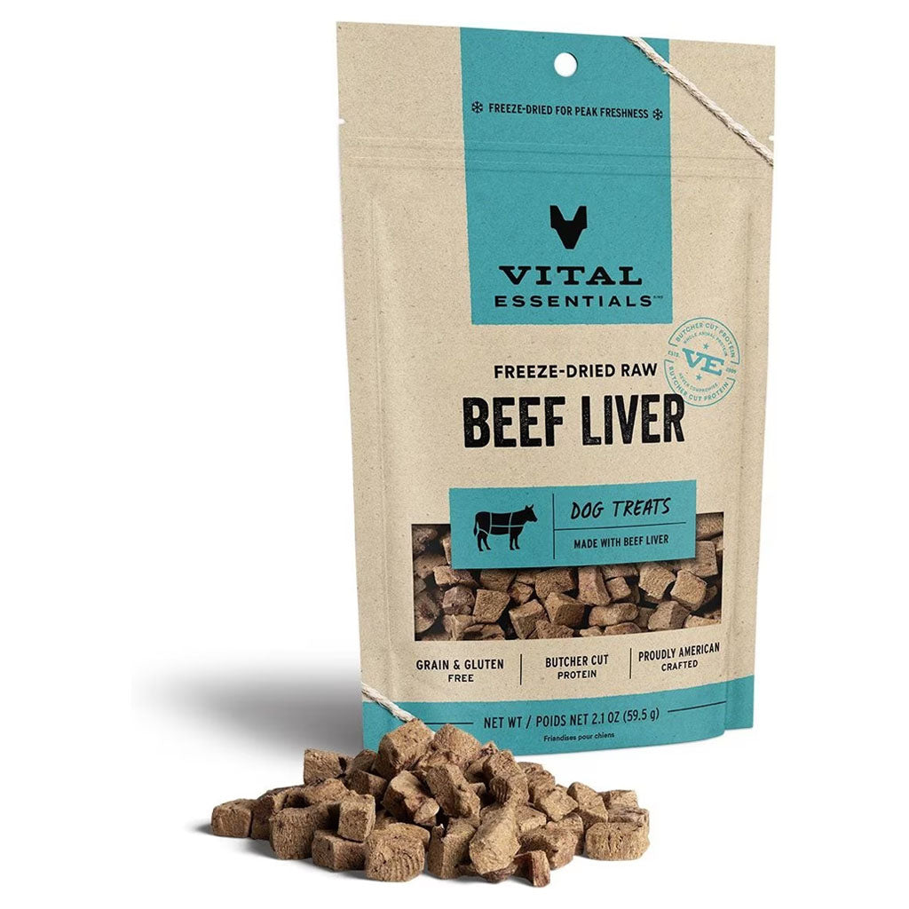 Freeze dried Beef Liver Treats Shore Thing Pet Supply