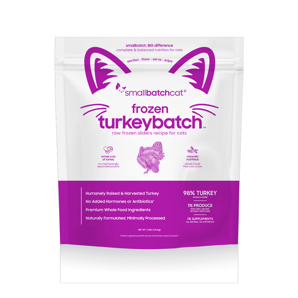 Turkey Batch Frozen Raw for Cats – Shore Thing Pet Supply