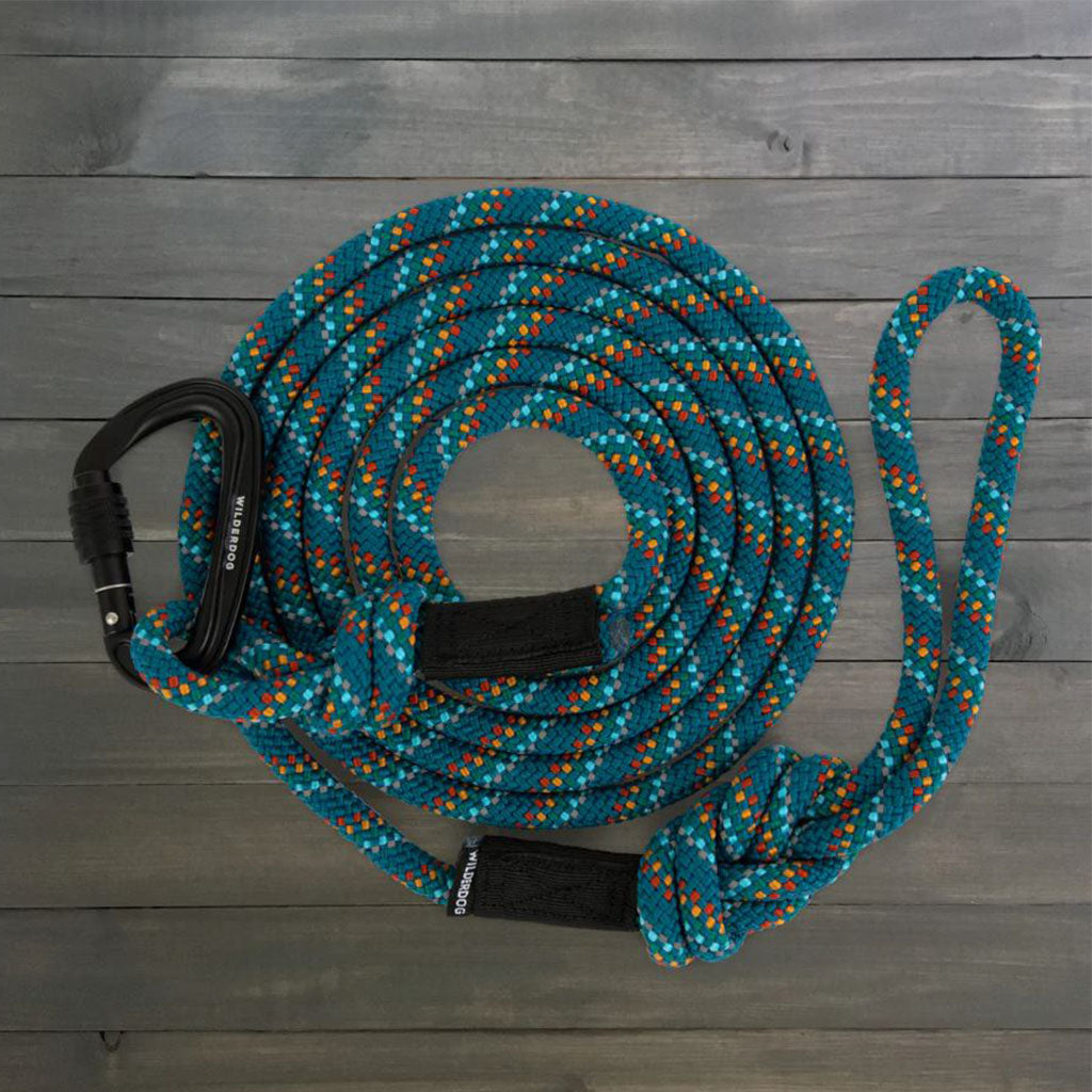 Rope Leash Pacific Blue Reflective