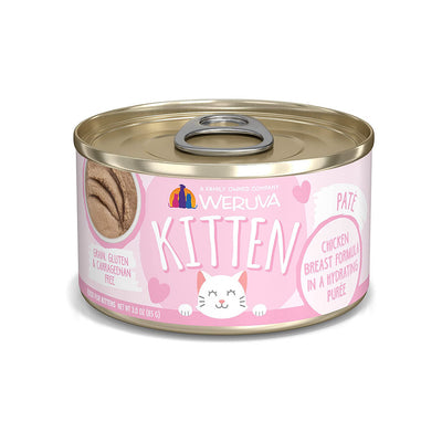 Chicken Breast in Hydrating Puree Canned Food for Kittens 3oz