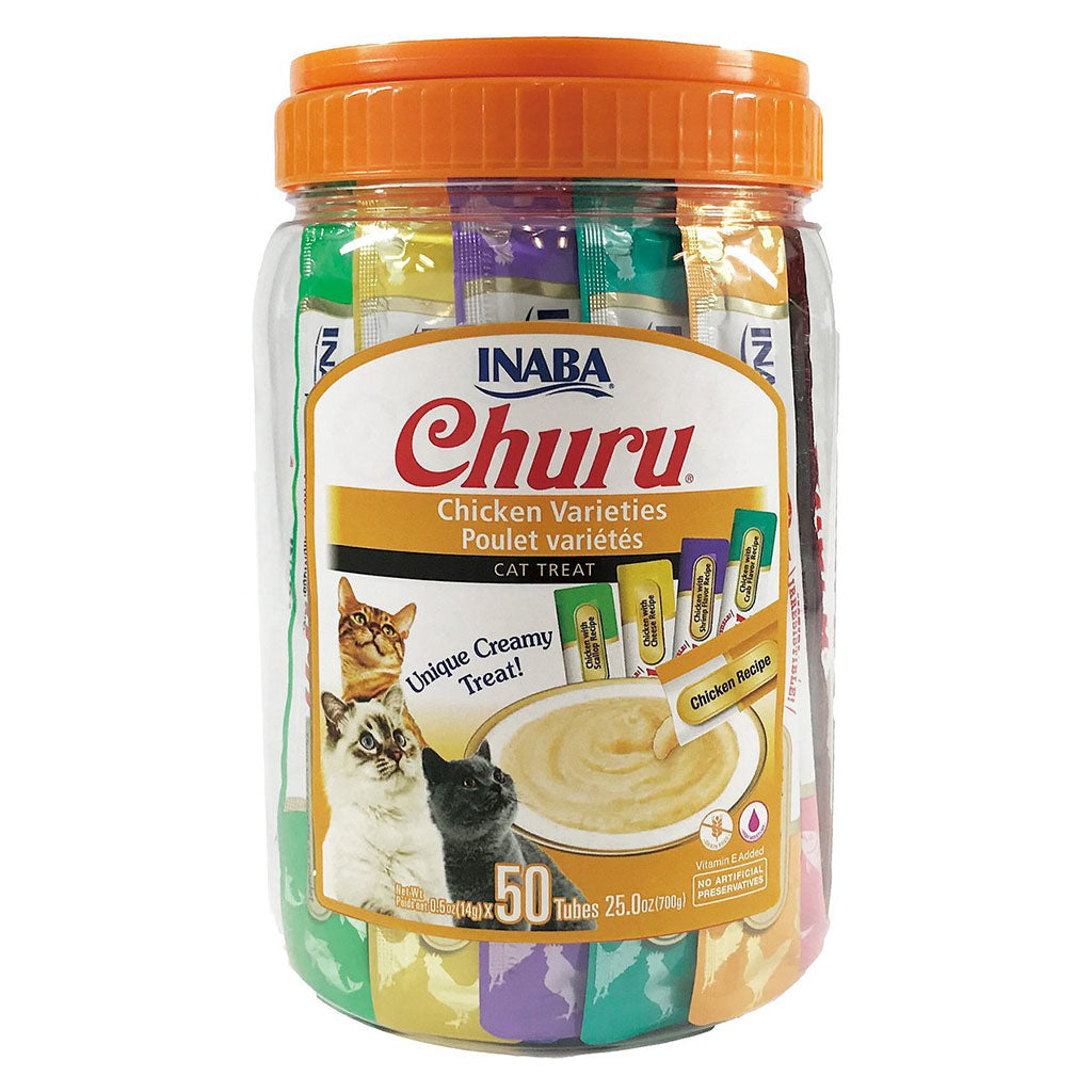 Churu Chicken Puree Variety Pack 50ct