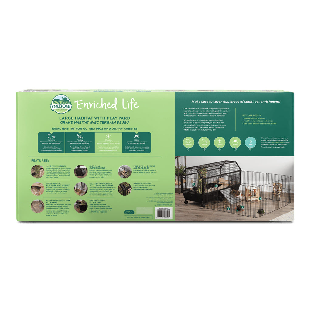 Enriched Life – XL Habitat with Play Yard