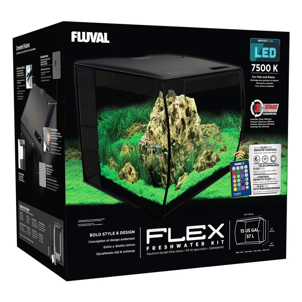 FLEX Freshwater Aquarium Kit - 15 Gal