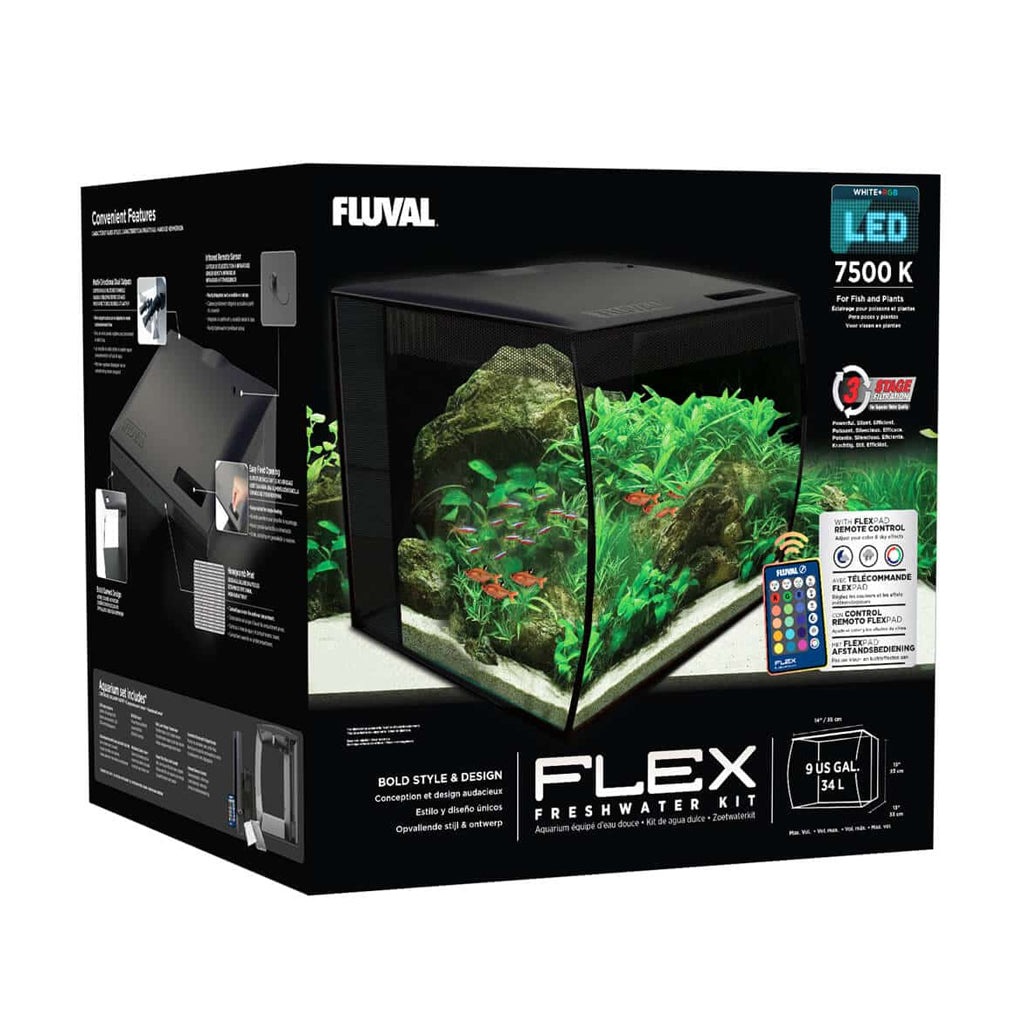 FLEX Freshwater Aquarium Kit - 9 Gal