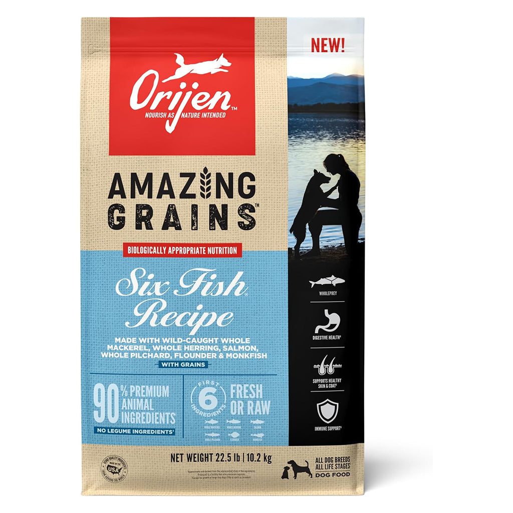 Orijen Amazing Grains Six Fish