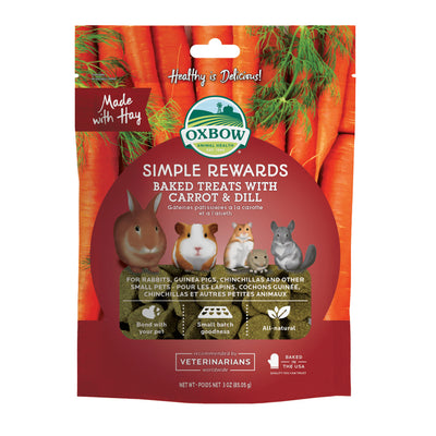 Simple Rewards Baked Carrot Treats 3oz