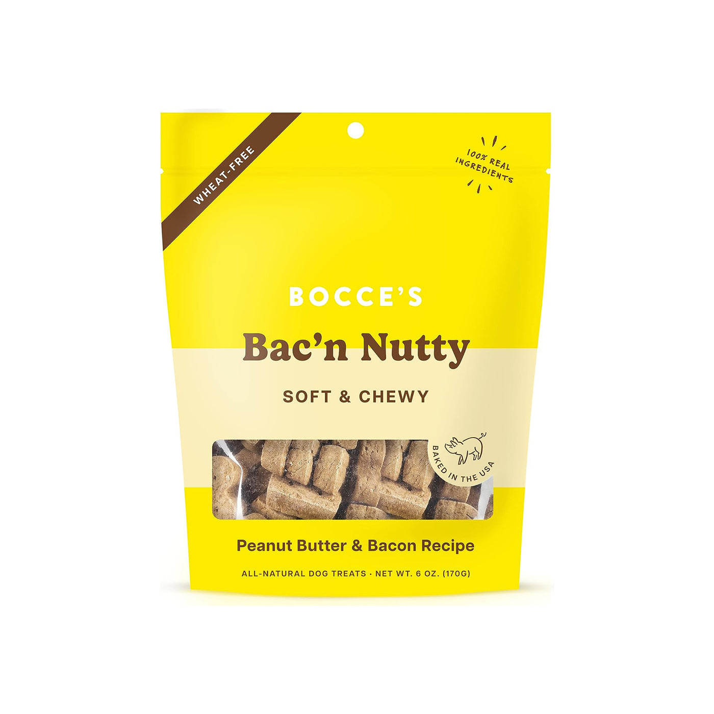 Bac'n Nutty PB & Bacon Soft & Chewy Treats 6oz