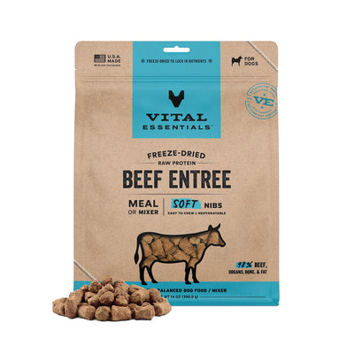 Freeze-Dried Raw Beef Soft Nibs 14oz