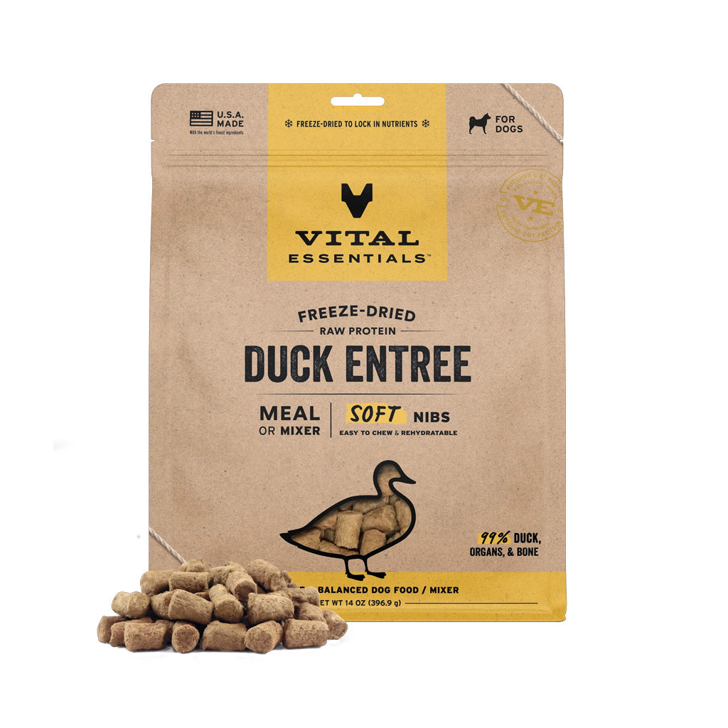 Freeze-Dried Raw Duck Soft Nibs 14oz