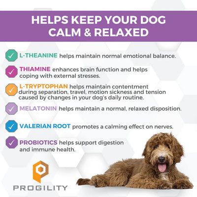 Progility Minis Calming Aid Soft Chew Supplements