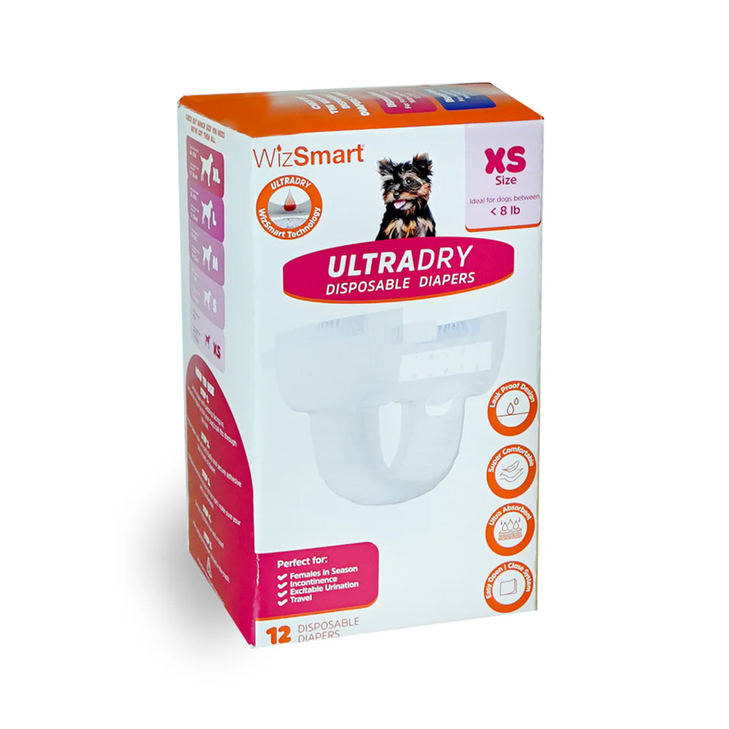 UltraDry Disposable Pet Diapers