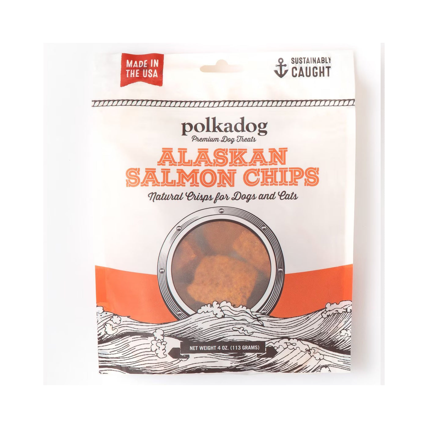 Alaskan Salmon Chips 4oz