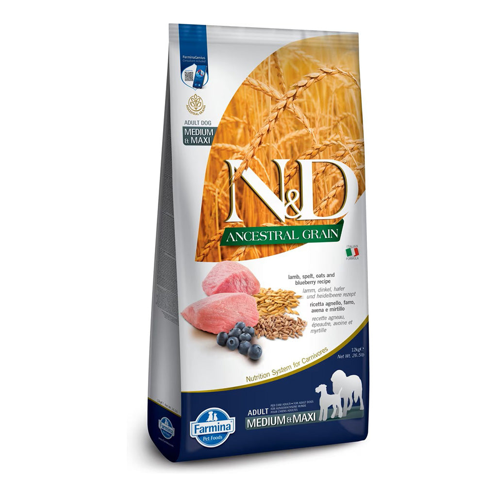 Ancestral Grain Lamb & Blueberry Adult Medium & Maxi 26.4lb