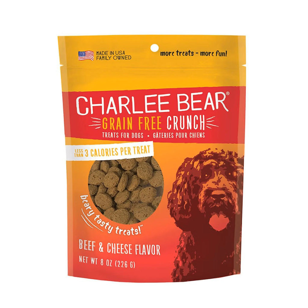 Charlee Bear Grain Free Crunch Beef & Cheese Flavor 8oz