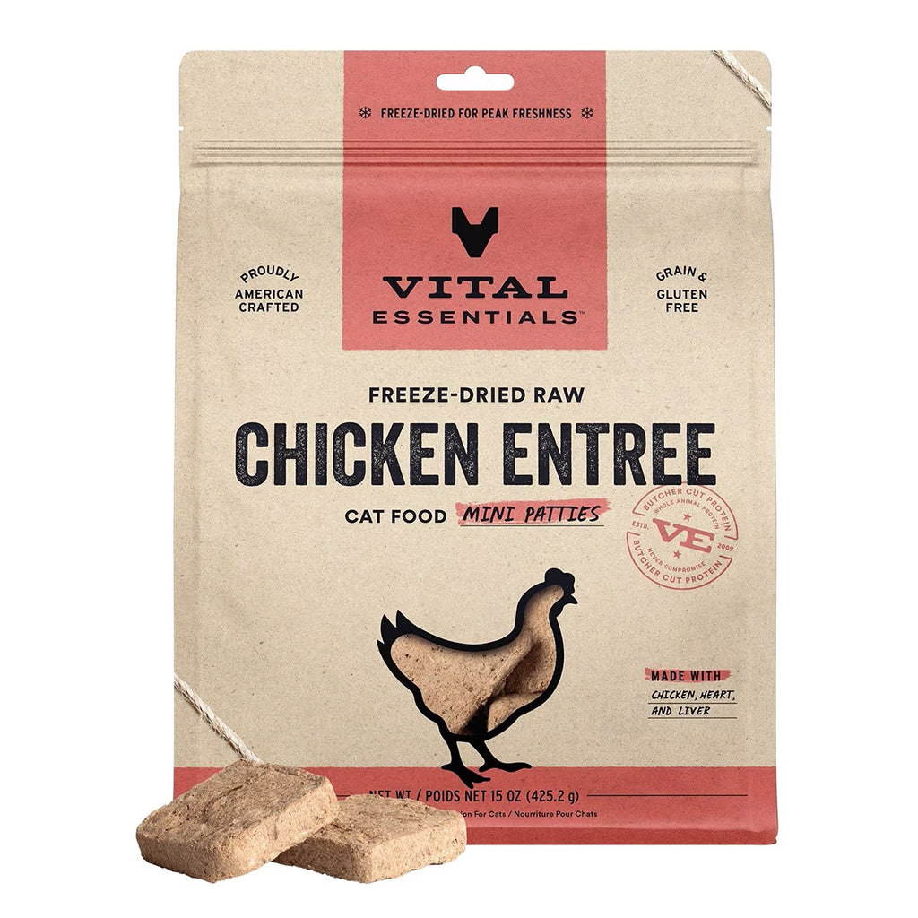 Chicken Dinner Patties Freeze-Dried for Cats