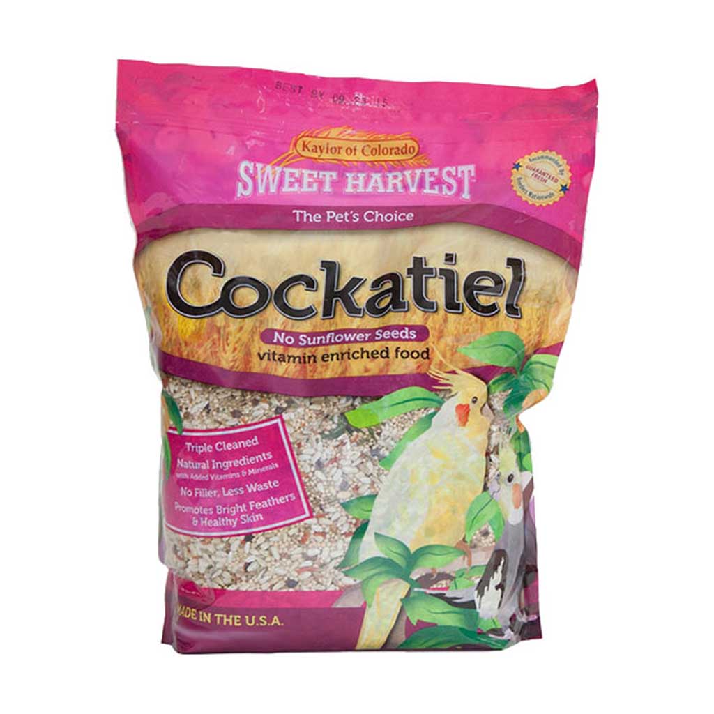 Sweet Harvest Cockatiel Food w/o Sunflower Seeds 2lb
