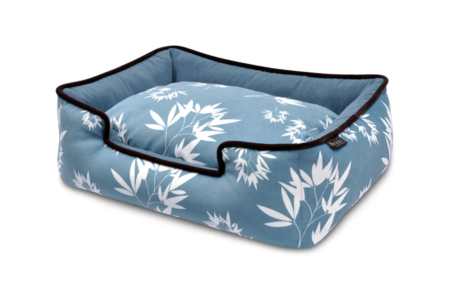 Bamboo Lounge Bed Ocean Blue