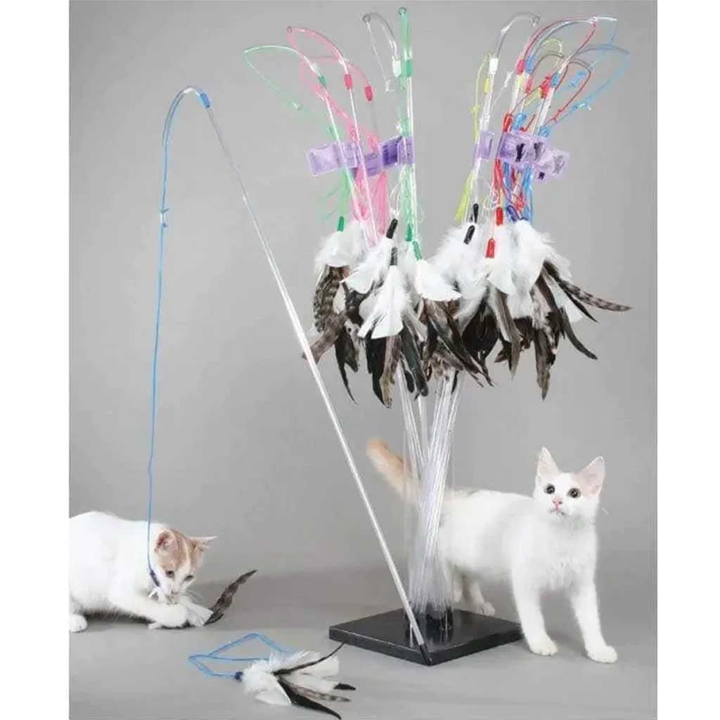 Purrfect Feather Cat Wand