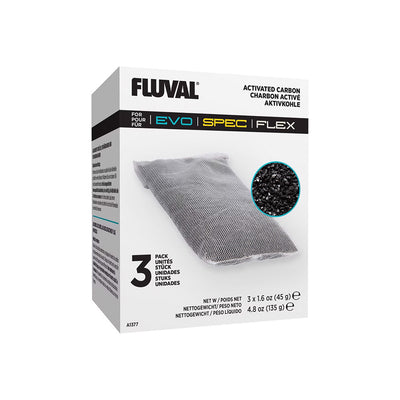 Fluval Carbon Bags Filter Media 3 Pack