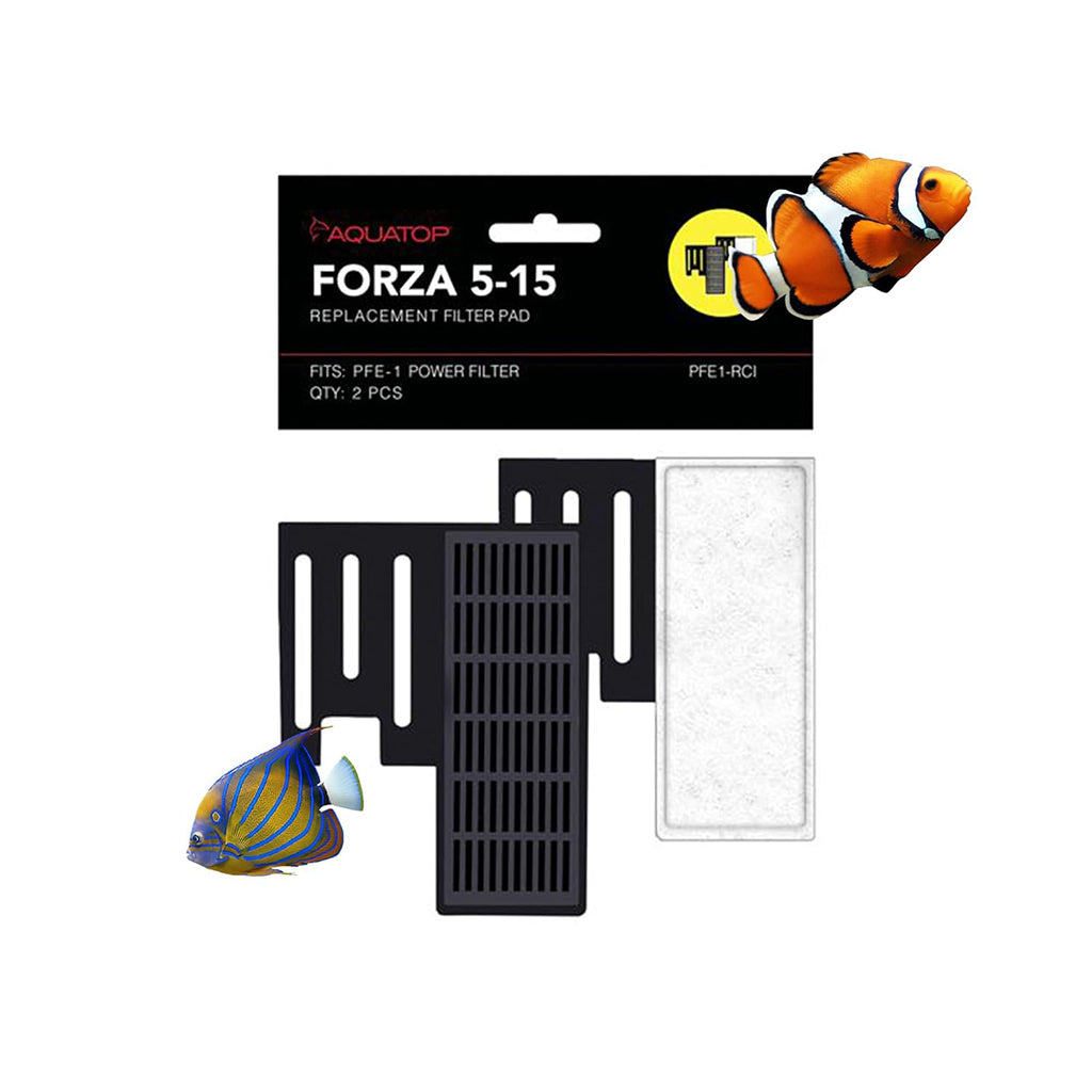 PFE1-RCI FORZA 5-15 Replacement Filter Inserts with Premium Activated Carbon 2pk