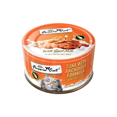 Tuna with Anchovies in Goat Milk Canned Food for Cats 2.47oz