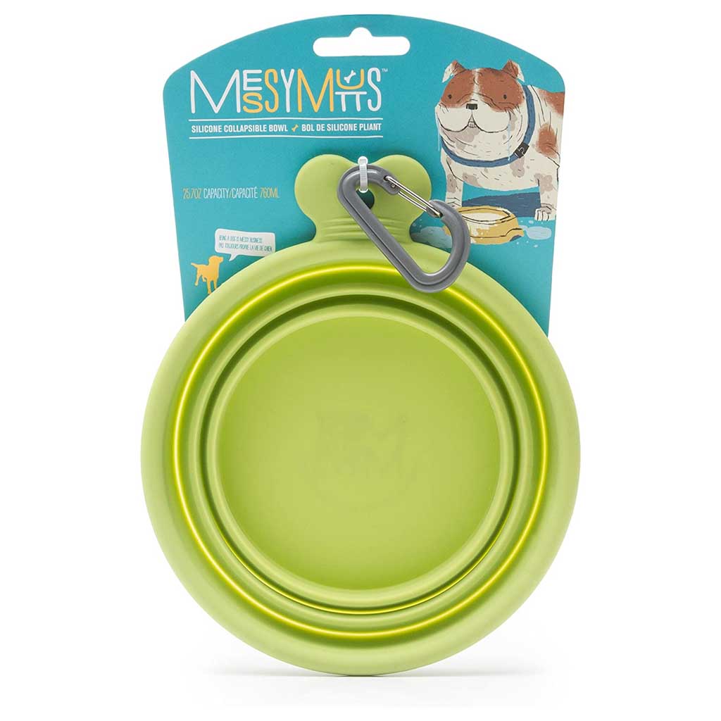 Green Silicone Collapsible Bowl