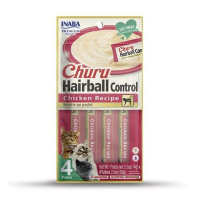 Churu Hairball Control Chicken Recipe 4 Pack