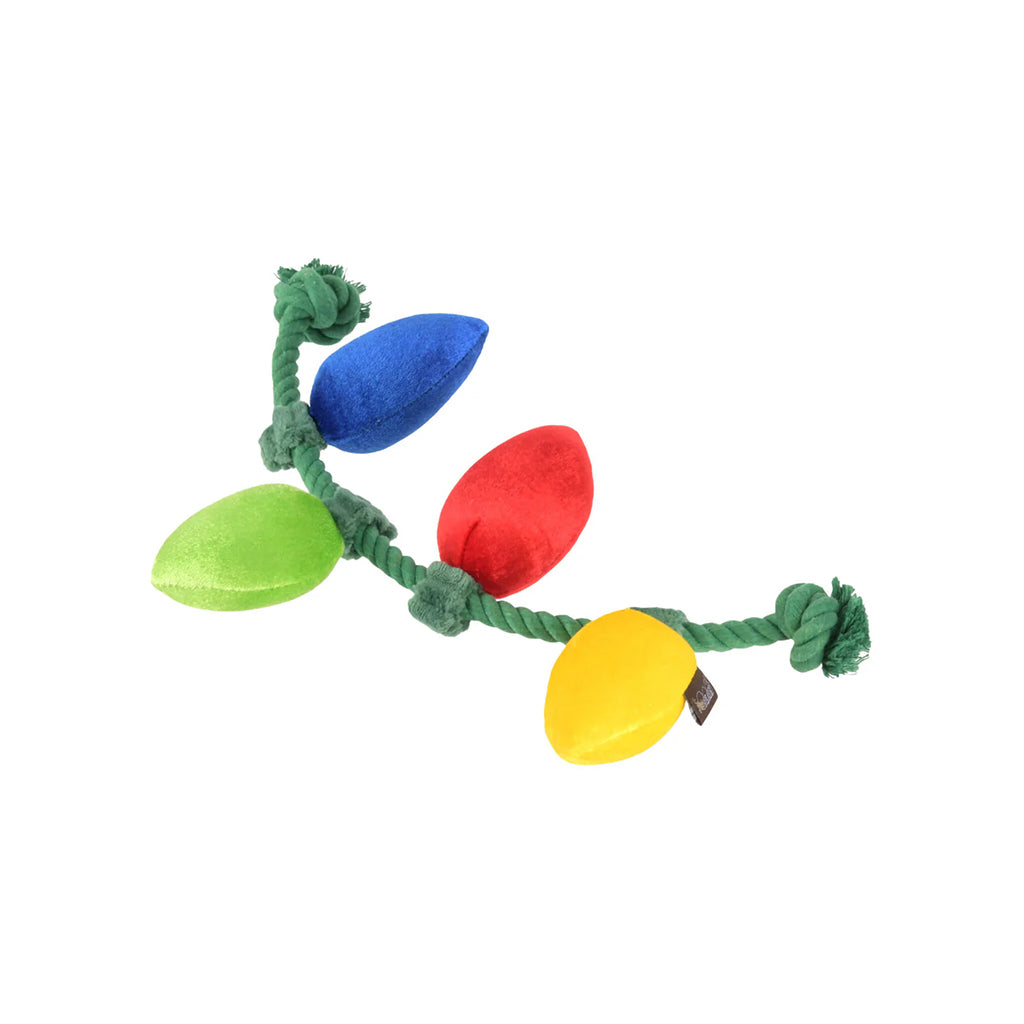 Holiday Lights Twinkly Tugger Rope Toy