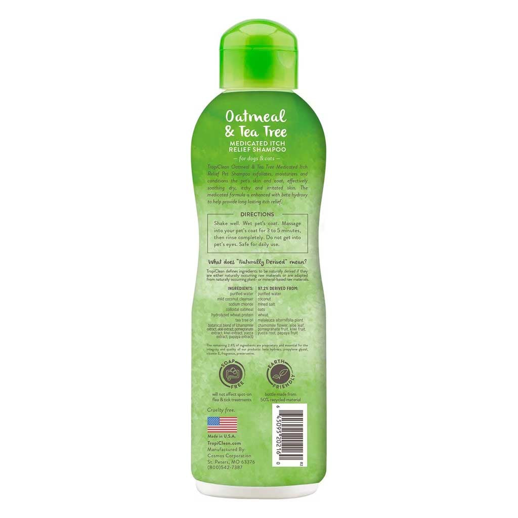 Medicated Itch Relief Oatmeal & Tea Tree Shampoo 20oz