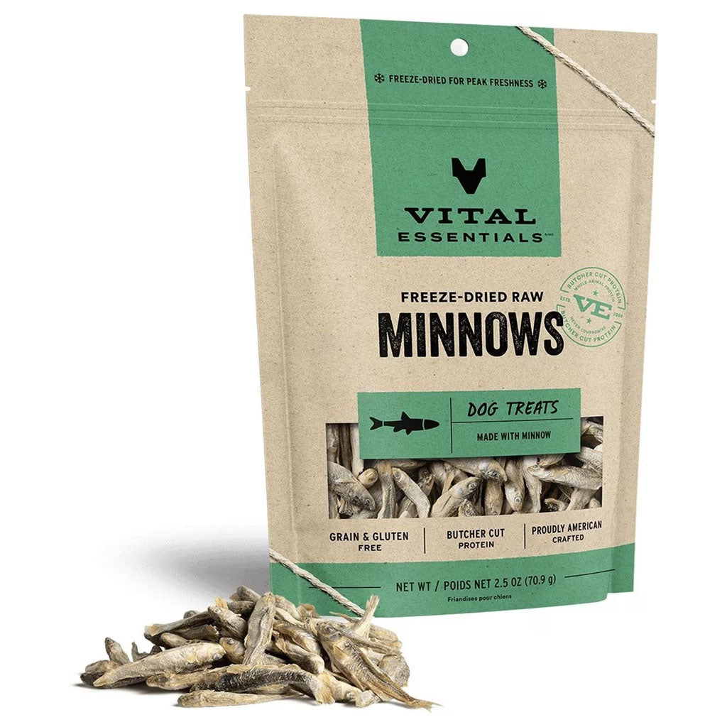 Minnows 3.5 Oz Freeze Dried 100% Natural Premium Cat Treat, Dog Treat Freeze  Dried Minnows for Cats Freeze Dried Minnows for Dogs 