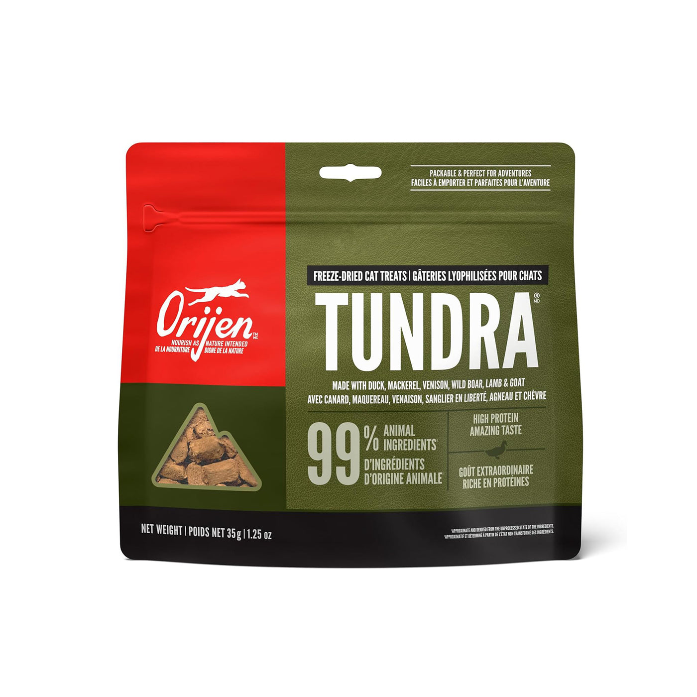 Freeze-dried Tundra Cat Treats 1.25oz