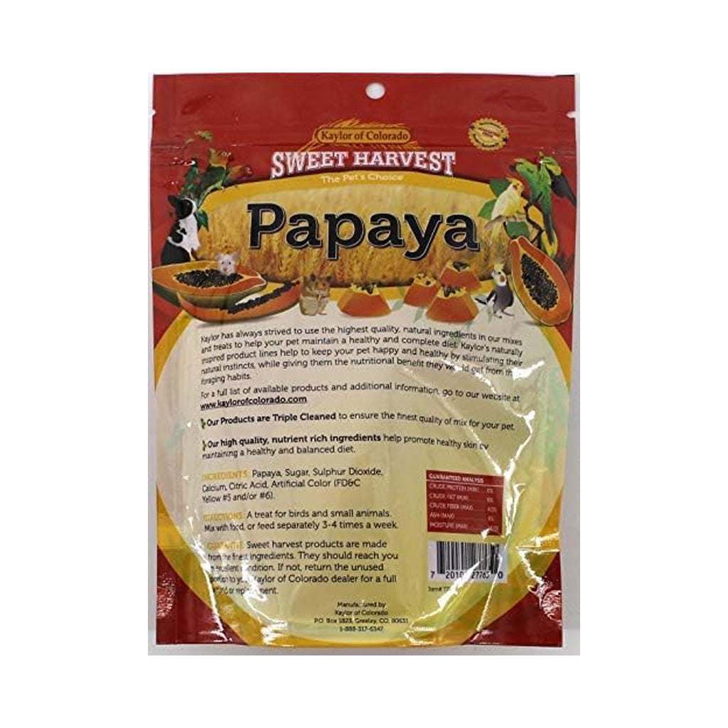 Sweet Harvest Papaya Small Animal & Bird Treats 6.5oz