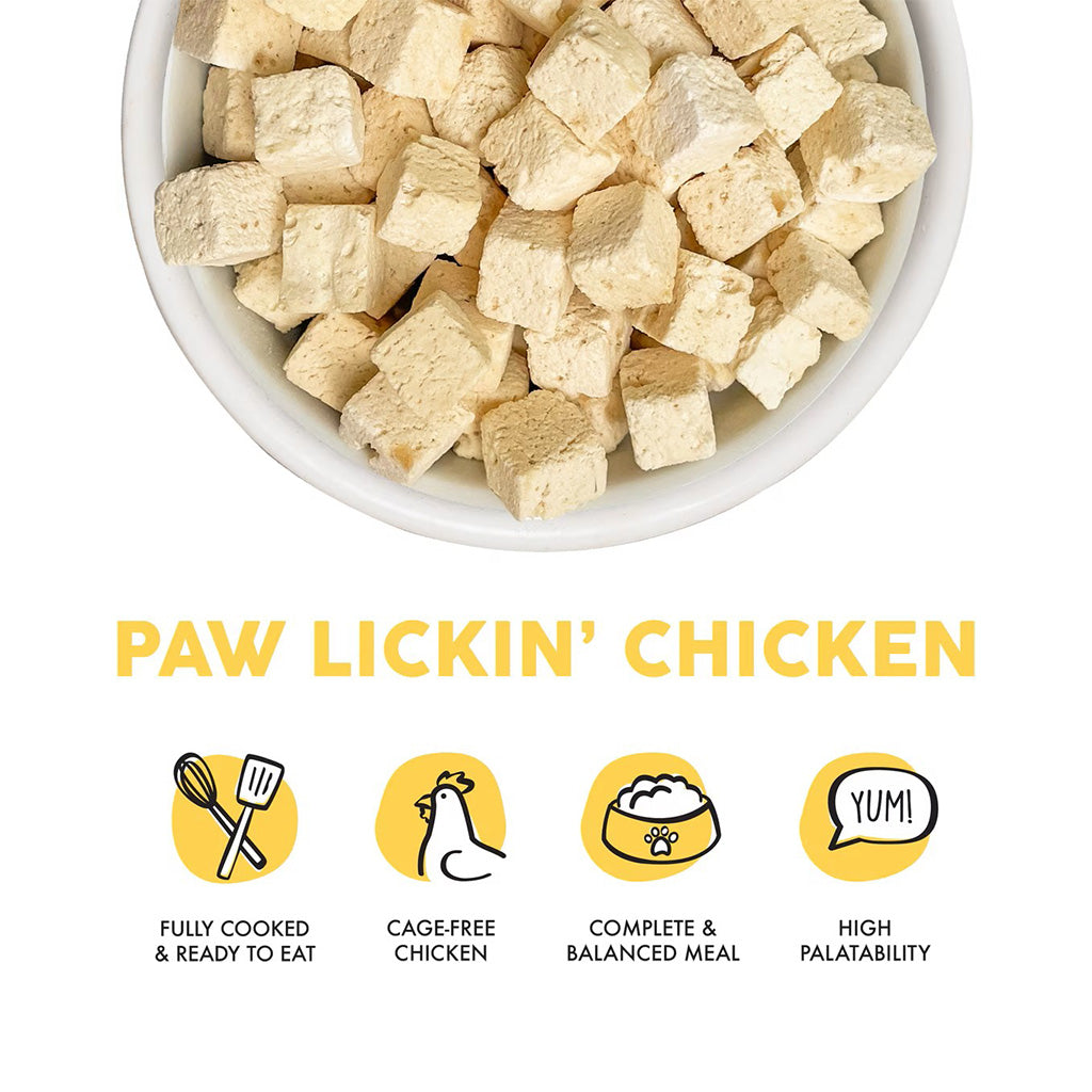 Paw Lickin' Chicken Grain-Free Freeze-Dried Cat Food