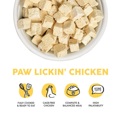 Paw Lickin' Chicken Grain-Free Freeze-Dried Cat Food