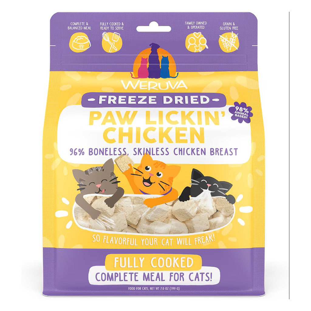 Paw Lickin' Chicken Grain-Free Freeze-Dried Cat Food