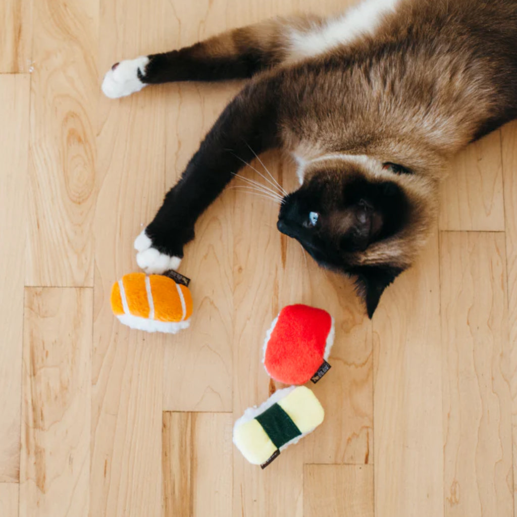 Feline Frenzy Sassy Sushi Catnip Toy