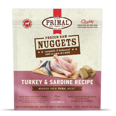 Turkey & Sardine Frozen Raw for Dogs