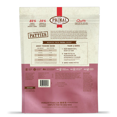 Turkey & Sardine Frozen Raw for Dogs