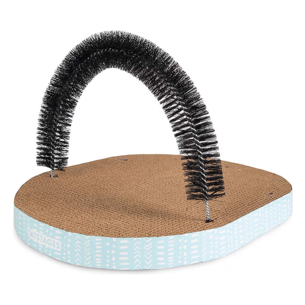 Scratch & Groom Scratch Pad & Grooming Brush Cat Toy