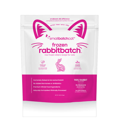 Rabbit Batch Frozen Raw for Cats