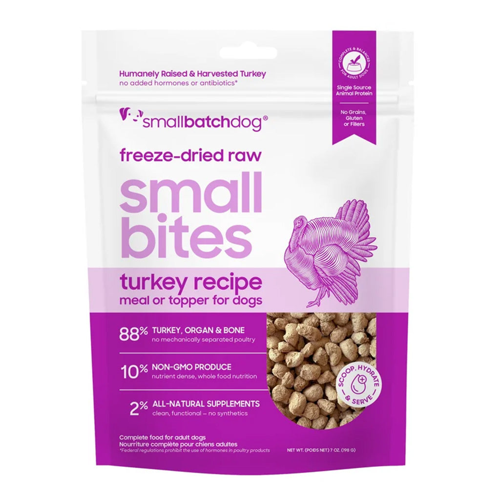 Turkey Small Bites Freeze-dried Raw 7oz