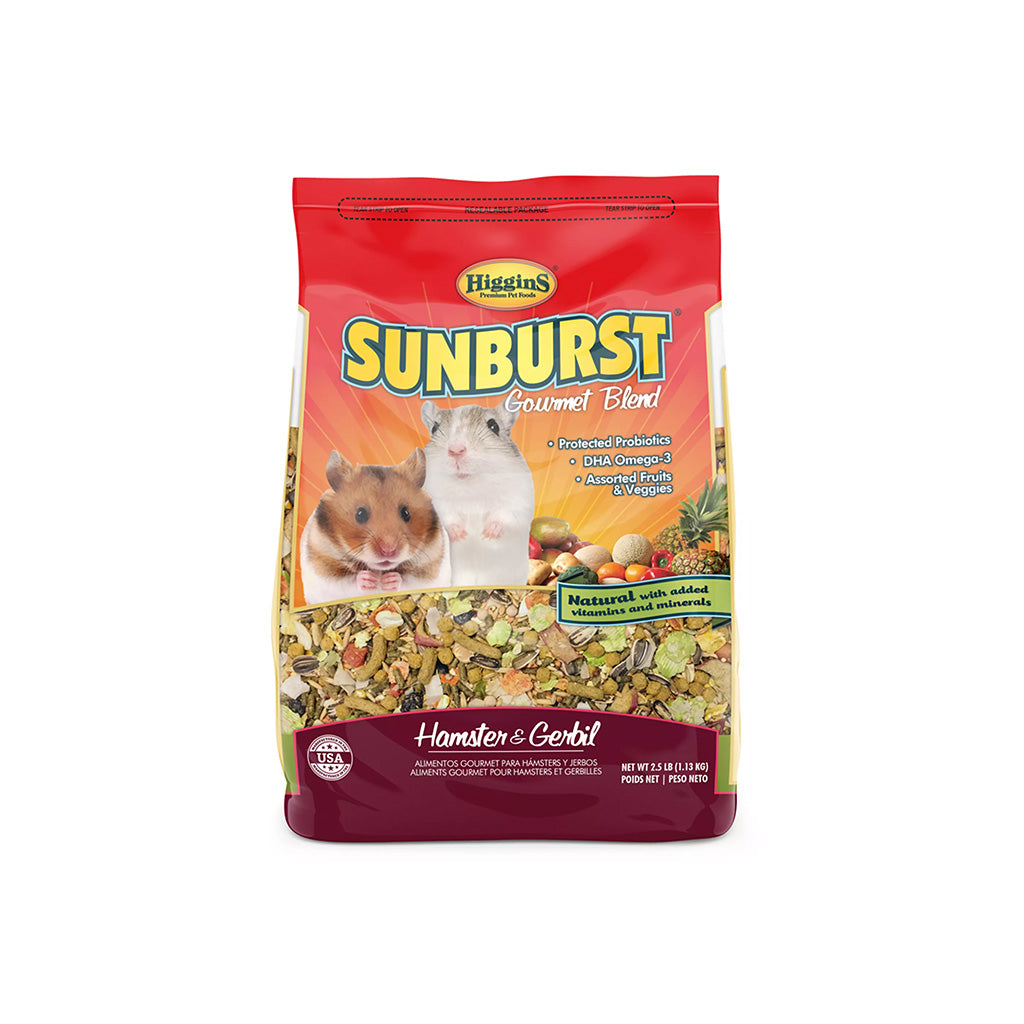 Sunburst Gourmet Blend Hamster & Gerbil 2.5lb