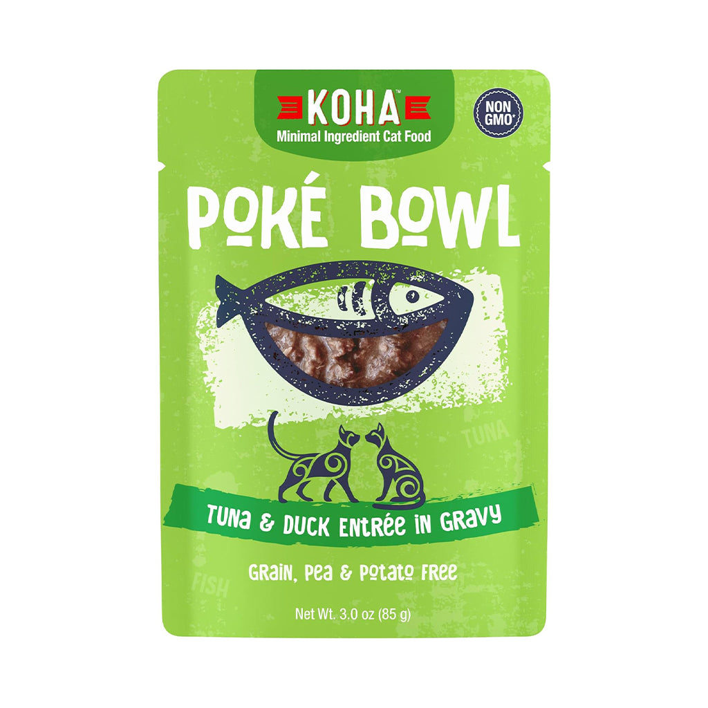 Poke Bowl Tuna & Duck Entree in Gravy Pouch 3oz