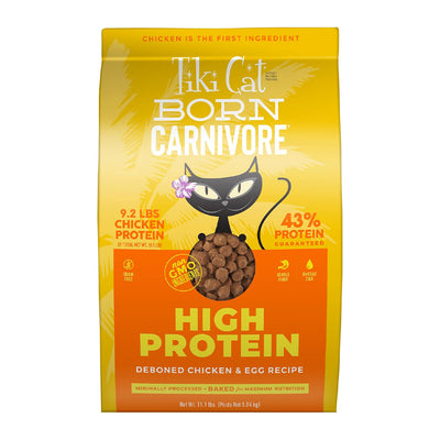 Tiki Cat Born Carnivore High Protein Deboned Chicken & Egg Dry Cat Food