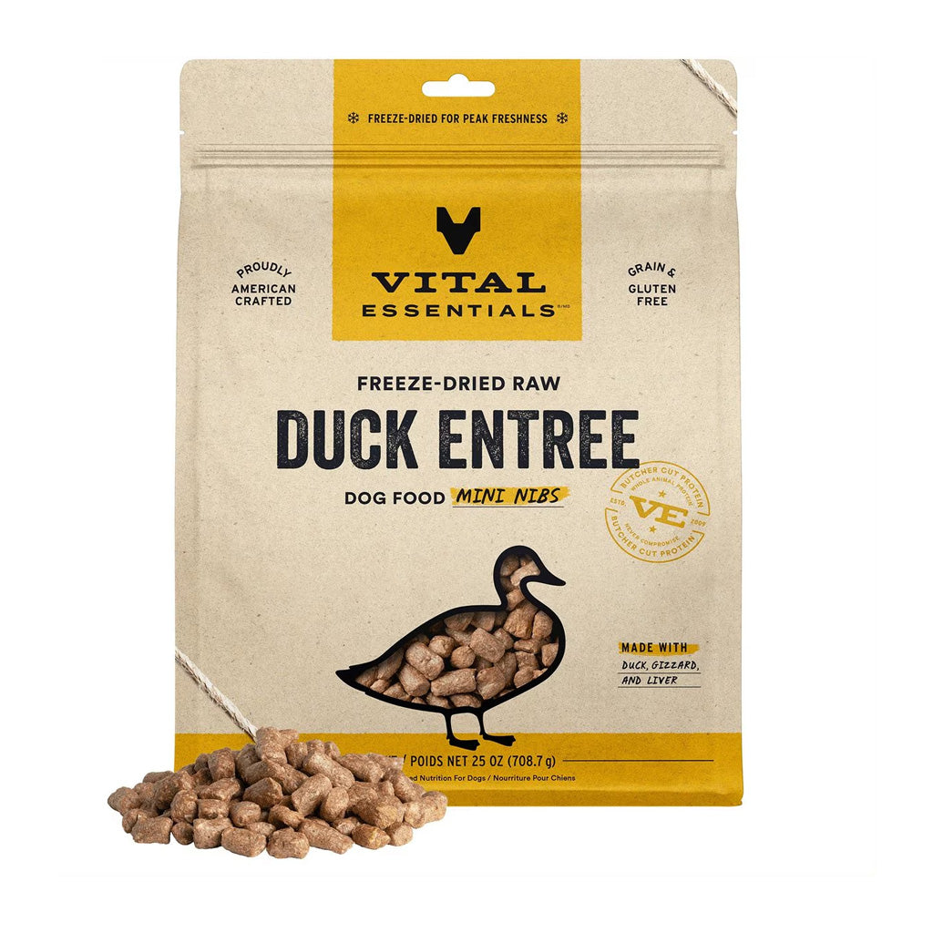 Freeze-Dried Raw Duck Mini Nibs Dog Food