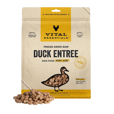 Freeze-Dried Raw Duck Mini Nibs Dog Food