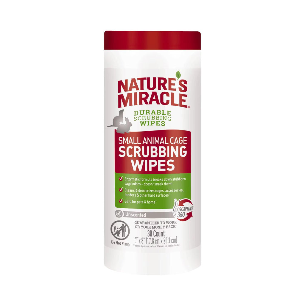 Small Animal Cage Scrubbing Wipes